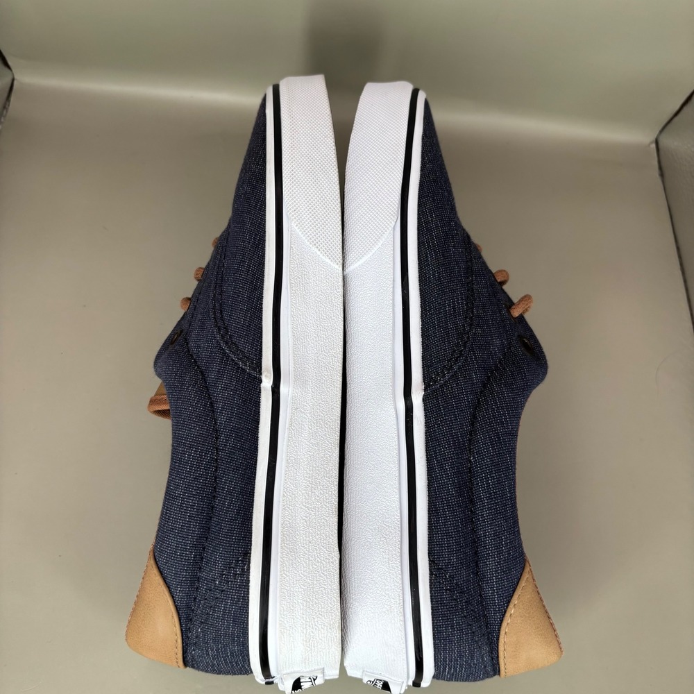Vans Era 59 Denim C&L Blue Tan Low Top Skate Shoes Mens 6 Womens 7.5 - Picture 5 of 7